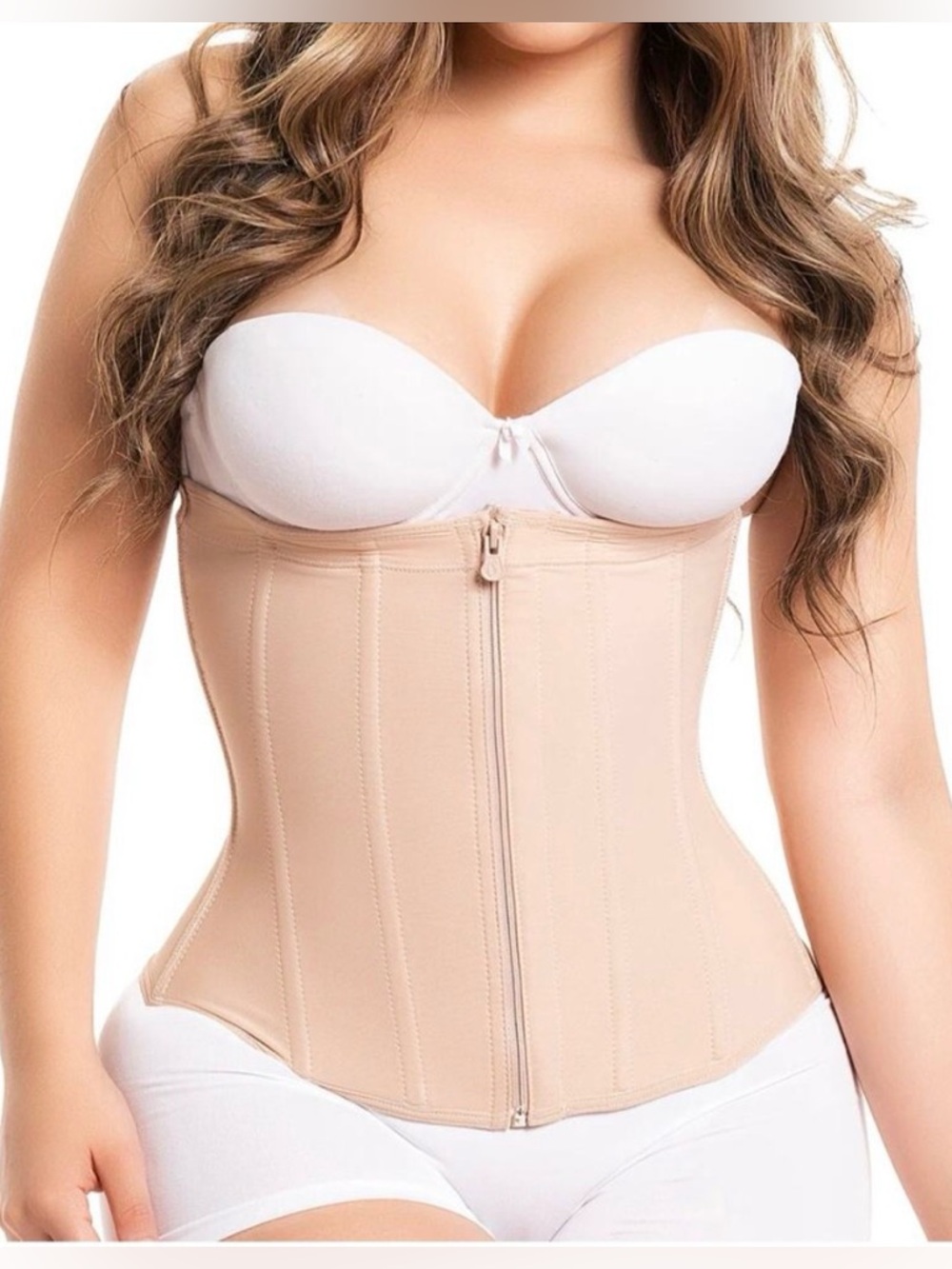 Nude Waist Trainer / Corset / Faja / Girdle - Sculpting Shapewear - size Medium
